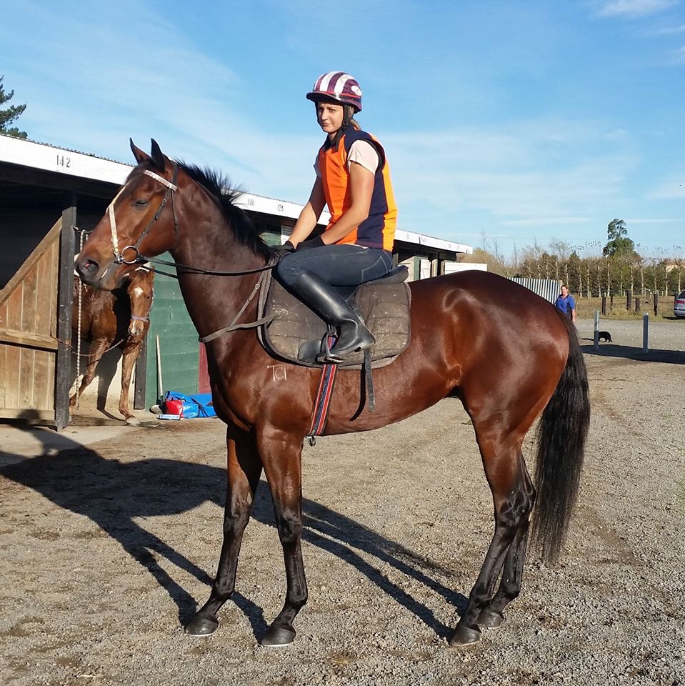 OH ROMEOPictured with track rider Kayla Milnes